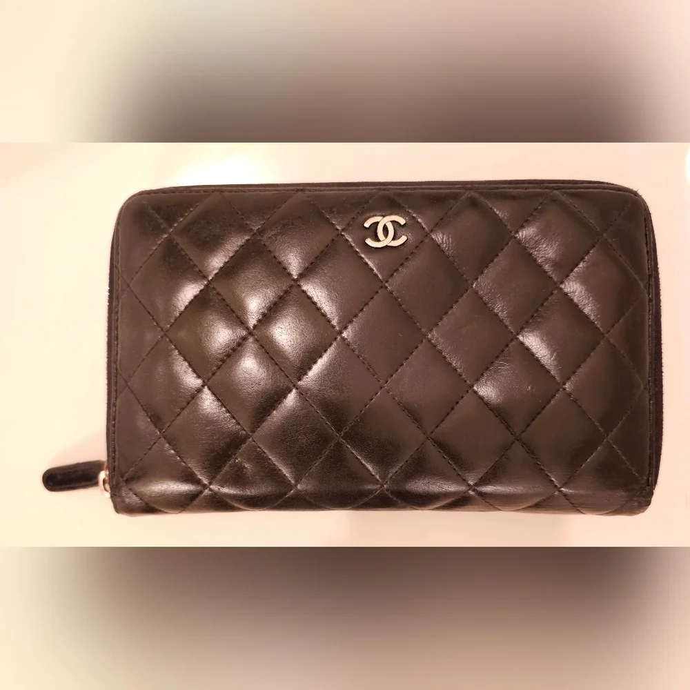 Chanel Oversized Lambskin Organizer Wallet